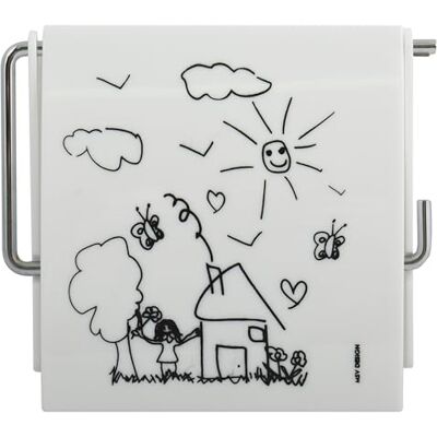 MSV Bad Serie Toilettenpapierhalter WC Rollenhalter Papierhalter Klopapierhalter mit Klappe Kindergarten MSV Bad Serie Toilettenpapierhalter WC Rollenhalter Papierhalter Klopapierhalter mit Klappe Kindergarten