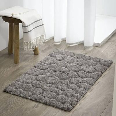 Sealskin Koupelnový koberec Pebbles, šedý, 60 x 90 cm Sealskin Koupelnový koberec Pebbles, šedý, 60 x 90 cm