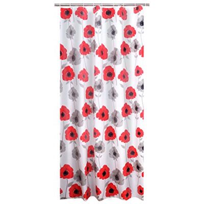 RIDDER 303190 sprchový závěs fólie cca 180 x 200 cm, Poppy RIDDER 303190 sprchový závěs fólie cca 180 x 200 cm, Poppy