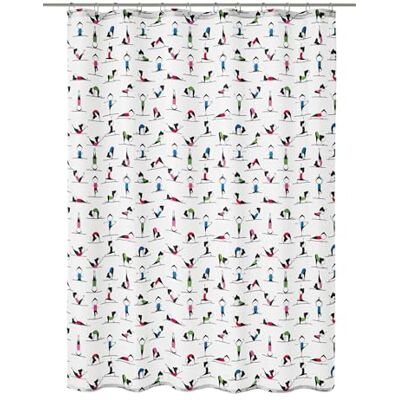 Kleine Wolke Sprchový závěs Yogi, 180x200 cm, Multicolor Kleine Wolke Sprchový závěs Yogi, 180x200 cm, Multicolor