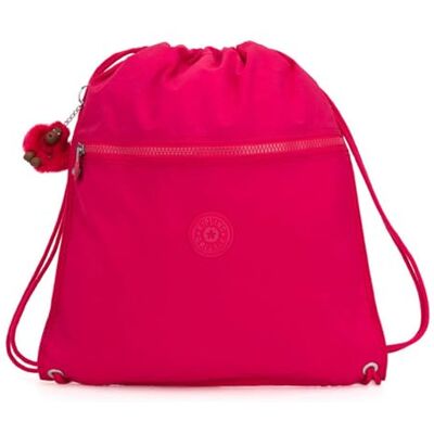 Kipling SUPERTABOO Medium backpack, Pravá růžová, M, SUPERTABOO Kipling SUPERTABOO Medium backpack, Pravá růžová, M, SUPERTABOO