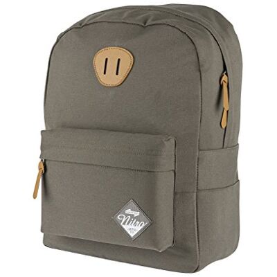 NITRO Urban Classic, Old School Daypack s polstrovanou přihrádkou na notebook, městský streetpack, každodenní batoh, školní batoh, Schoolbag, Waxed Wizard, 20 l NITRO Urban Classic, Old School Daypack s polstrovanou přihrádkou na notebook, městský streetpack, každodenní batoh, školní batoh, Schoolbag, Waxed Wizard, 20 l