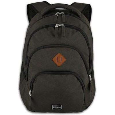 Travelite batoh, příruční zavazadlo s přihrádkou na notebook, 15,6“, zavazadlo série Basics Daypack Melange: módní batoh se vzhledem melanž, 096308, 45 cm, 22 litrů, Hnědá Travelite batoh, příruční zavazadlo s přihrádkou na notebook, 15,6“, zavazadlo série Basics Daypack Melange: módní batoh se vzhledem melanž, 096308, 45 cm, 22 litrů, Hnědá
