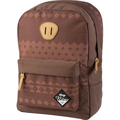 NITRO Urban Classic, Old School Daypack s polstrovanou přihrádkou na notebook, městský streetpack, každodenní batoh, školní batoh, školní brašna, Northern Patch, Batoh NITRO Urban Classic, Old School Daypack s polstrovanou přihrádkou na notebook, městský streetpack, každodenní batoh, školní batoh, školní brašna, Northern Patch, Batoh