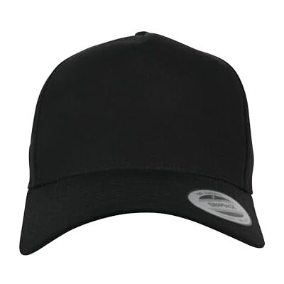 Flexfit Unisex kšiltovka 5 panelů Curved Classic Snapback, basová čepice s uzávěrem Snapback, jednotná velikost, černá, Jednotná velikost Flexfit Unisex kšiltovka 5 panelů Curved Classic Snapback, basová čepice s uzávěrem Snapback, jednotná velikost, černá, Jednotná velikost