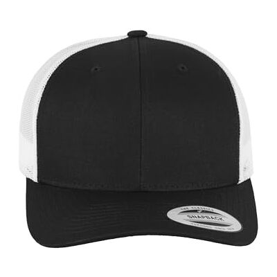 Flexfit Unisex Retro Trucker 2-Tone, Černá/bílá, Jednotná velikost Flexfit Unisex Retro Trucker 2-Tone, Černá/bílá, Jednotná velikost
