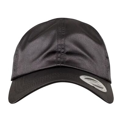 Flexfit Unisex Low Profile Satin Cap, černá, Jednotná velikost Flexfit Unisex Low Profile Satin Cap, černá, Jednotná velikost