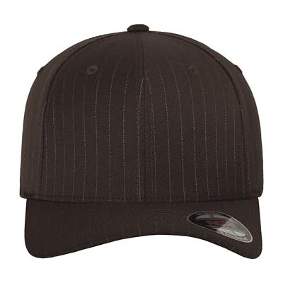 Flexfit Čepice pro dospělé Pinstripe, Bro/Wht Flexfit Čepice pro dospělé Pinstripe, Bro/Wht