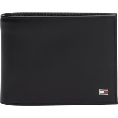 Tommy Hilfiger Pánská peněženka Eton s přihrádkou na mince, černá (Black) Tommy Hilfiger Pánská peněženka Eton s přihrádkou na mince, černá (Black)