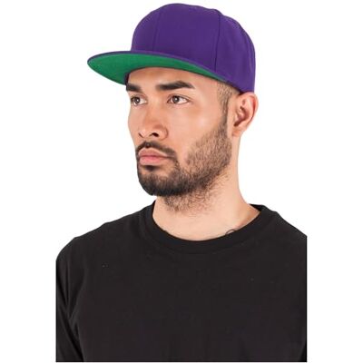 Flexfit Unisex Classic Snapback, Lila, Jednotná velikost Flexfit Unisex Classic Snapback, Lila, Jednotná velikost