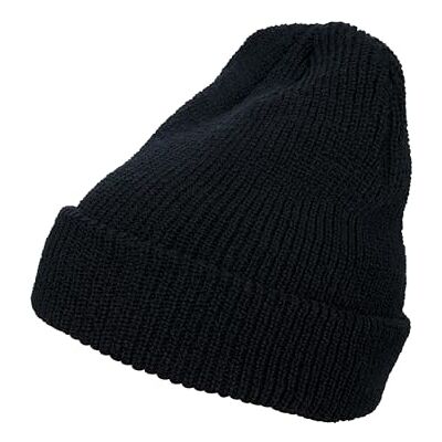 Flexfit Yupoong Beanies Long Knit Beanie, černá, Jednotná velikost Flexfit Yupoong Beanies Long Knit Beanie, černá, Jednotná velikost