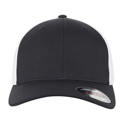 Flexfit Unisex kšiltovka, Černá/bílá, S-M Flexfit Unisex kšiltovka, Černá/bílá, S-M