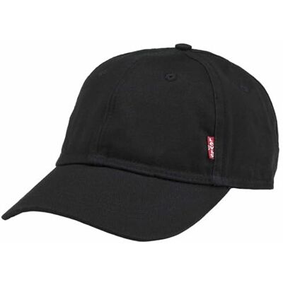Levi's Pánská Classic Twill Red Tab Baseball Cap, Regular Black Levi's Pánská Classic Twill Red Tab Baseball Cap, Regular Black