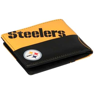 Littlearth Little Earth Productions Pittsburgh Steelers NFL Bi-fold Wallet Littlearth Little Earth Productions Pittsburgh Steelers NFL Bi-fold Wallet