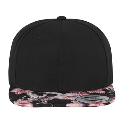 Flexfit Unisex Floral Snapback Cap, dámská a pánská čepice, k dostání ve 2 barvách, jednotná velikost, červená, Jednotná velikost Flexfit Unisex Floral Snapback Cap, dámská a pánská čepice, k dostání ve 2 barvách, jednotná velikost, červená, Jednotná velikost