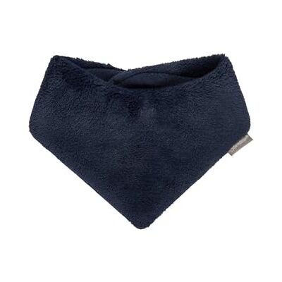 Sterntaler Unisex dětský trojcípý šátek z plyšového plyše, zadní strana microfleece šátek na krk, Námořnická modrá Sterntaler Unisex dětský trojcípý šátek z plyšového plyše, zadní strana microfleece šátek na krk, Námořnická modrá