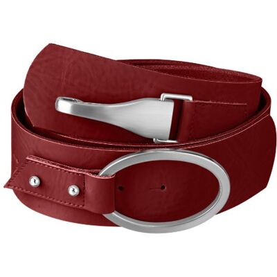 MGM Damen Gürtel Carolin, 9980, Einfarbig, Gr. 85 cm, Rot MGM Damen Gürtel Carolin, 9980, Einfarbig, Gr. 85 cm, Rot