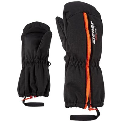 Ziener Baby LANGELO lyžařské rukavice/zimní sport vodotěsné prodyšné, black-stru, 80 cm Ziener Baby LANGELO lyžařské rukavice/zimní sport vodotěsné prodyšné, black-stru, 80 cm