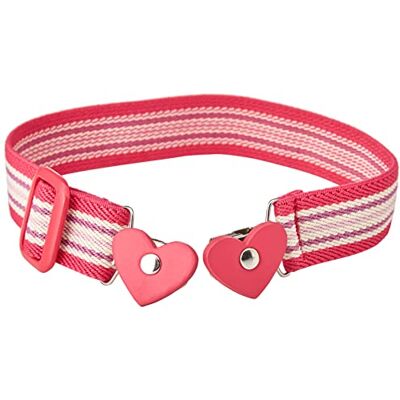 Playshoes Dívčí elastický pásek srdce klip prsten, 18 – růžová Playshoes Dívčí elastický pásek srdce klip prsten, 18 – růžová