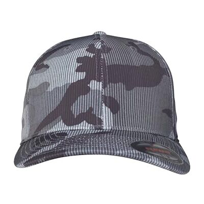 Flexfit Unisex Camo Stripe Cap, Dark Camo., S-M Flexfit Unisex Camo Stripe Cap, Dark Camo., S-M