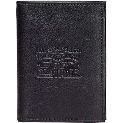 Levi's Clairview Vertical 222543-4 Pánské peněženky na mince, 2 x 13 x 10 cm (Š x V x H), Regular Black, Jednotná velikost Levi's Clairview Vertical 222543-4 Pánské peněženky na mince, 2 x 13 x 10 cm (Š x V x H), Regular Black, Jednotná velikost