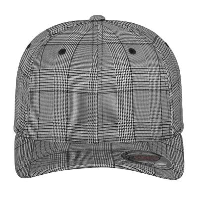 Flexfit Čepice Glen Check, Černá/bílá, S-M Flexfit Čepice Glen Check, Černá/bílá, S-M