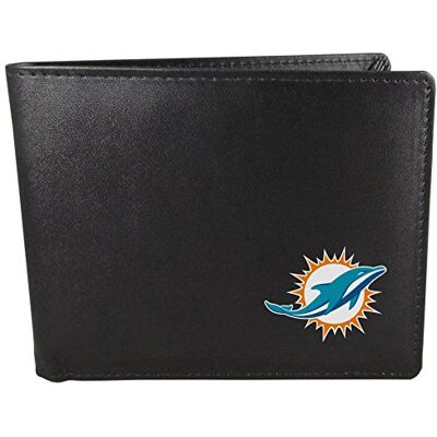 Siskiyou Pánská peněženka NFL Sports Miami Dolphins Bi-fold peněženka, jednotná velikost, černá Siskiyou Pánská peněženka NFL Sports Miami Dolphins Bi-fold peněženka, jednotná velikost, černá