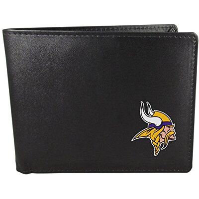 Siskiyou Sports NFL pánská peněženka Minnesota Vikings, dvakrát složená, jednotná velikost, černá Siskiyou Sports NFL pánská peněženka Minnesota Vikings, dvakrát složená, jednotná velikost, černá
