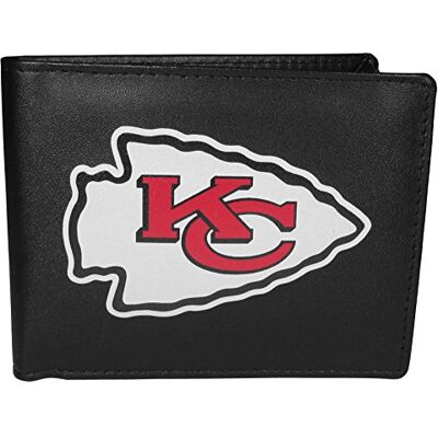 Siskiyou NFL Sports Herren Leder Kansas City Chiefs Bi-fold Wallet Large Logo One Size Black Siskiyou NFL Sports Herren Leder Kansas City Chiefs Bi-fold Wallet Large Logo One Size Black