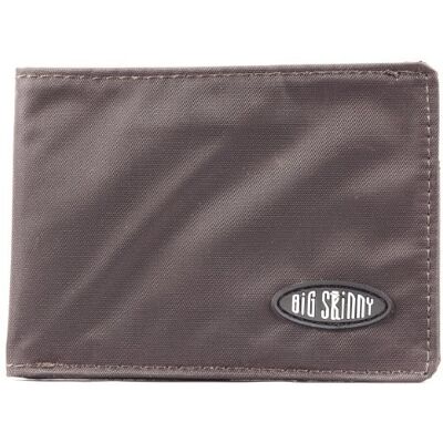 Big Skinny Pánská Compact Sports Bi-Fold Slim Wallet až pro 20 karet hnědá Big Skinny Pánská Compact Sports Bi-Fold Slim Wallet až pro 20 karet hnědá