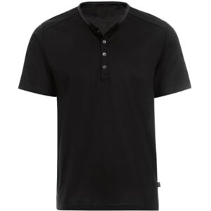 Trigema Tričko s knoflíkovou légou Deluxe bavlna, černá, 3XL Trigema Tričko s knoflíkovou légou Deluxe bavlna, černá, 3XL