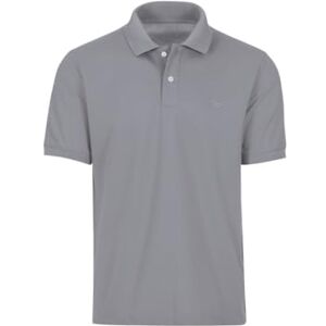 Trigema Pánská polokošile Deluxe Piqué polokošile (1 balení), Cool-grey, M Trigema Pánská polokošile Deluxe Piqué polokošile (1 balení), Cool-grey, M