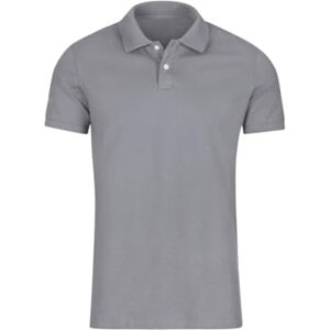Trigema Polokošile z elastanu. Piqué, Cool-grey, L Trigema Polokošile z elastanu. Piqué, Cool-grey, L