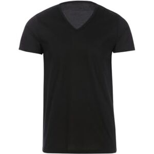 Trigema Pánské tričko ve tvaru V Slim Fit, černá Trigema Pánské tričko ve tvaru V Slim Fit, černá