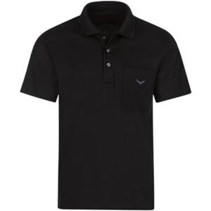 Trigema Pánské polo tričko s náprsní kapsou, černá, 4XL Trigema Pánské polo tričko s náprsní kapsou, černá, 4XL