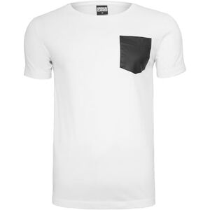 Urban Classics Pánské oblečení Camo Pocket Tee, bílá/černá, M Urban Classics Pánské oblečení Camo Pocket Tee, bílá/černá, M