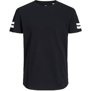 JACK & JONES Pánské tričko Jcoboro Tee Ss Crew Neck, černá (Black Střih: REG), L JACK & JONES Pánské tričko Jcoboro Tee Ss Crew Neck, černá (Black Střih: REG), L