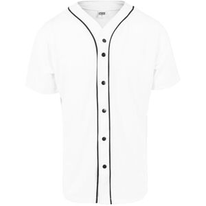 Urban Classics Pánský baseballový dres, pánský baseballový dres, k dostání v mnoha různých barvách, velikosti S 5XL, bílá/černá Urban Classics Pánský baseballový dres, pánský baseballový dres, k dostání v mnoha různých barvách, velikosti S 5XL, bílá/černá