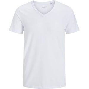 JACK & JONES Pánské tričko Basic, Opt White, S JACK & JONES Pánské tričko Basic, Opt White, S