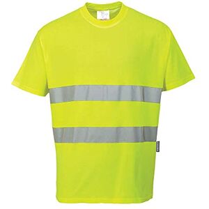 Portwest Bavlněné komfortní tričko, velikost: L, barva: Žlutá, S172YERL Portwest Bavlněné komfortní tričko, velikost: L, barva: Žlutá, S172YERL