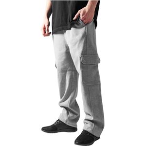 Urban Classics Herren Hose Cargo Sweatpants, lässige Cargohose für Männer, Sweatpants mit Klettverschlüssen auf Kniehöhe, Straight Leg, Größen S-5XL Urban Classics Herren Hose Cargo Sweatpants, lässige Cargohose für Männer, Sweatpants mit Klettverschlüssen auf Kniehöhe, Straight Leg, Größen S-5XL