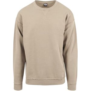 Urban Classics Pánské Oversized Open Edge Crew, teplý písk. Urban Classics Pánské Oversized Open Edge Crew, teplý písk.