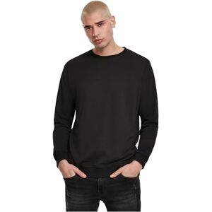 Urban Classics Basic Terry Crew pánská mikina Oliv Basics, Streetwear, černá, XL Urban Classics Basic Terry Crew pánská mikina Oliv Basics, Streetwear, černá, XL