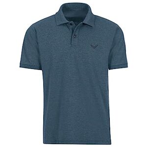 Trigema Pánská polokošile Deluxe Piqué polokošile (1 balení), Džínová melanž, S Trigema Pánská polokošile Deluxe Piqué polokošile (1 balení), Džínová melanž, S