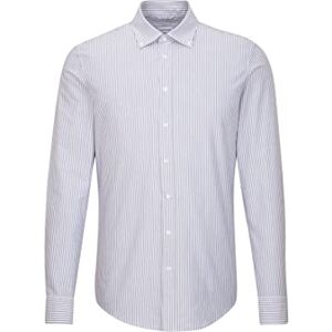 Seidensticker Pánská business košile Slim Fit Oxford Button-Down límec dlouhý rukáv 100% bavlna, Modrá (modrá 12) Seidensticker Pánská business košile Slim Fit Oxford Button-Down límec dlouhý rukáv 100% bavlna, Modrá (modrá 12)