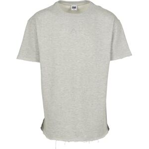 Urban Classics Pánské Herringbone Terry Tee, Světlešedá Urban Classics Pánské Herringbone Terry Tee, Světlešedá