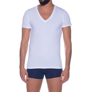 HOM , Tričko výstřih do V Supreme Cotton, pánské, bílá, xl HOM , Tričko výstřih do V Supreme Cotton, pánské, bílá, xl