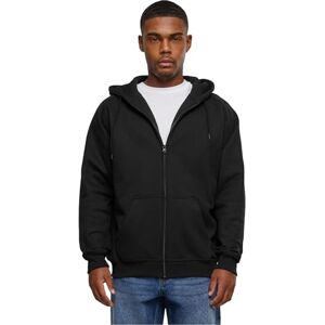 Urban Classics Blank Zip Hoody pánská bunda s kapucí černá Basics, Streetwear, černá (Black 0007)., L Urban Classics Blank Zip Hoody pánská bunda s kapucí černá Basics, Streetwear, černá (Black 0007)., L