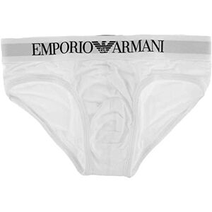 Giorgio Armani Pánské Men's Basic strečové bavlněné slipy (balení 1 ks), bílá, S Giorgio Armani Pánské Men's Basic strečové bavlněné slipy (balení 1 ks), bílá, S