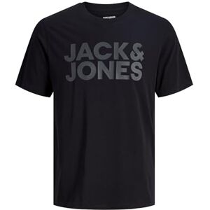 JACK & JONES Tričko s logem Male, černá, XL JACK & JONES Tričko s logem Male, černá, XL